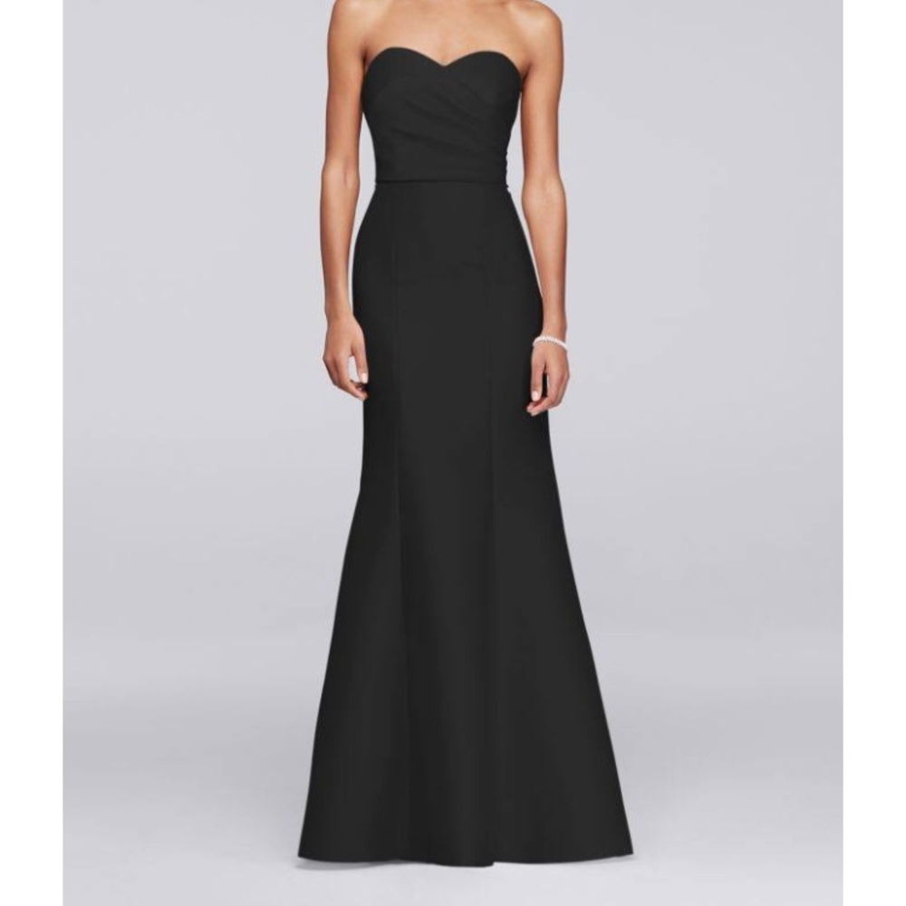 BLACK BRIDESMAID DRESS